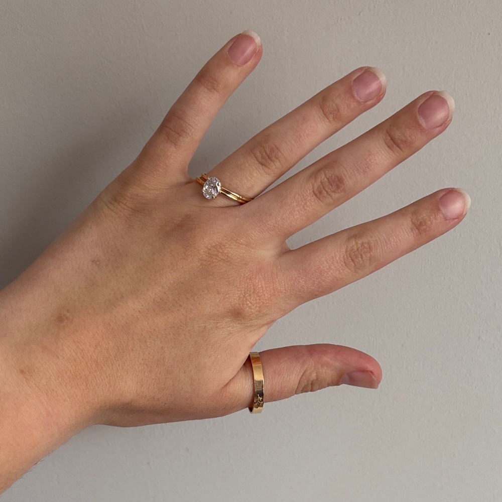 Callie jewelry handmade Gold Ring Set